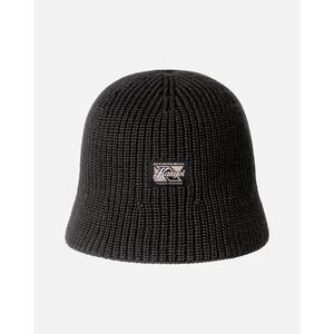 Kangol Black Rib Knit Bucket Hat Premium Headwear
